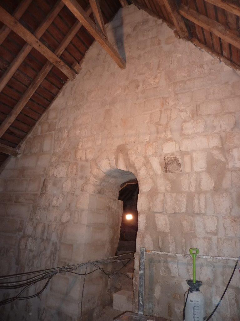 Pignon interieur de l eglise classe