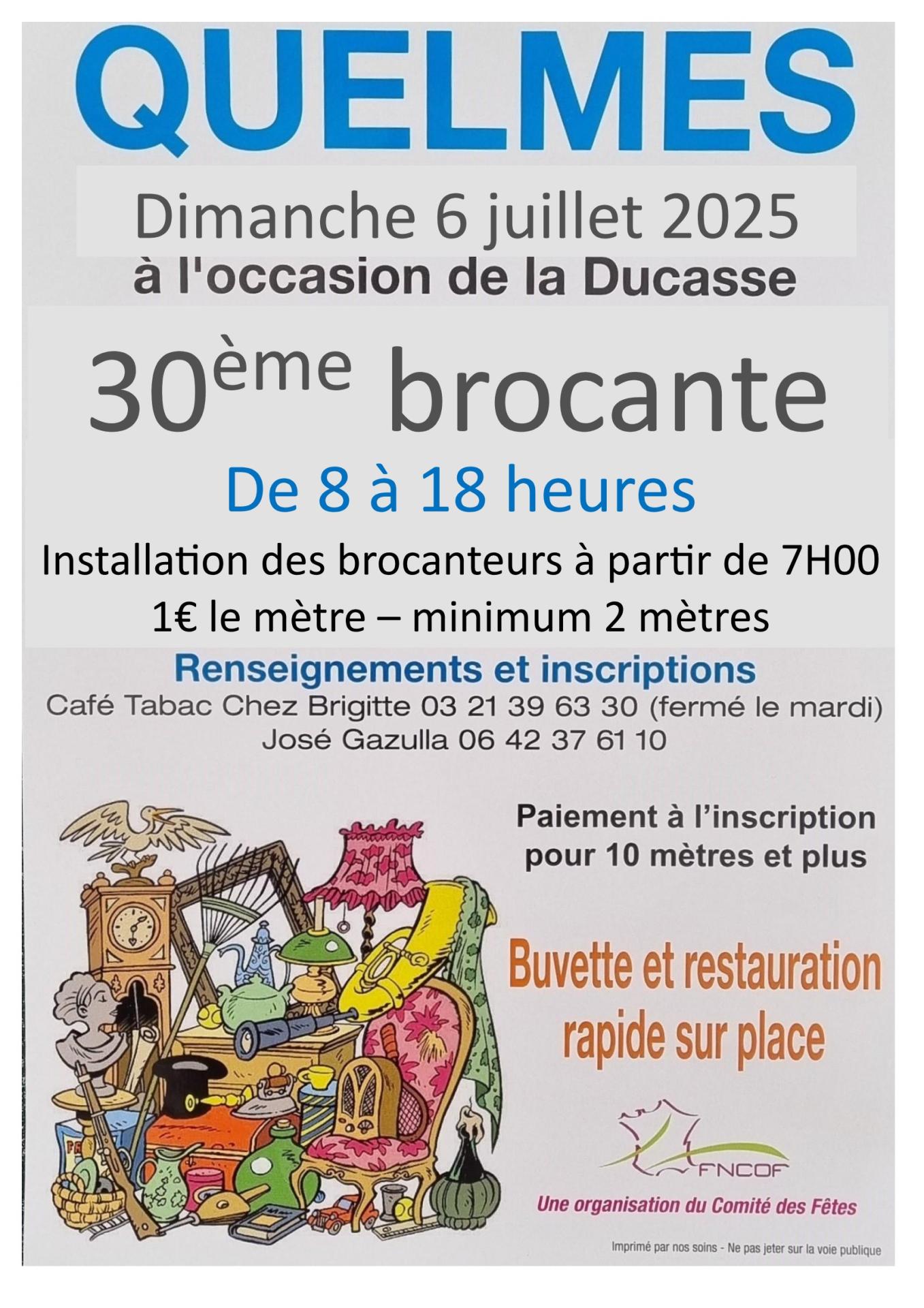 2 flyer brocante