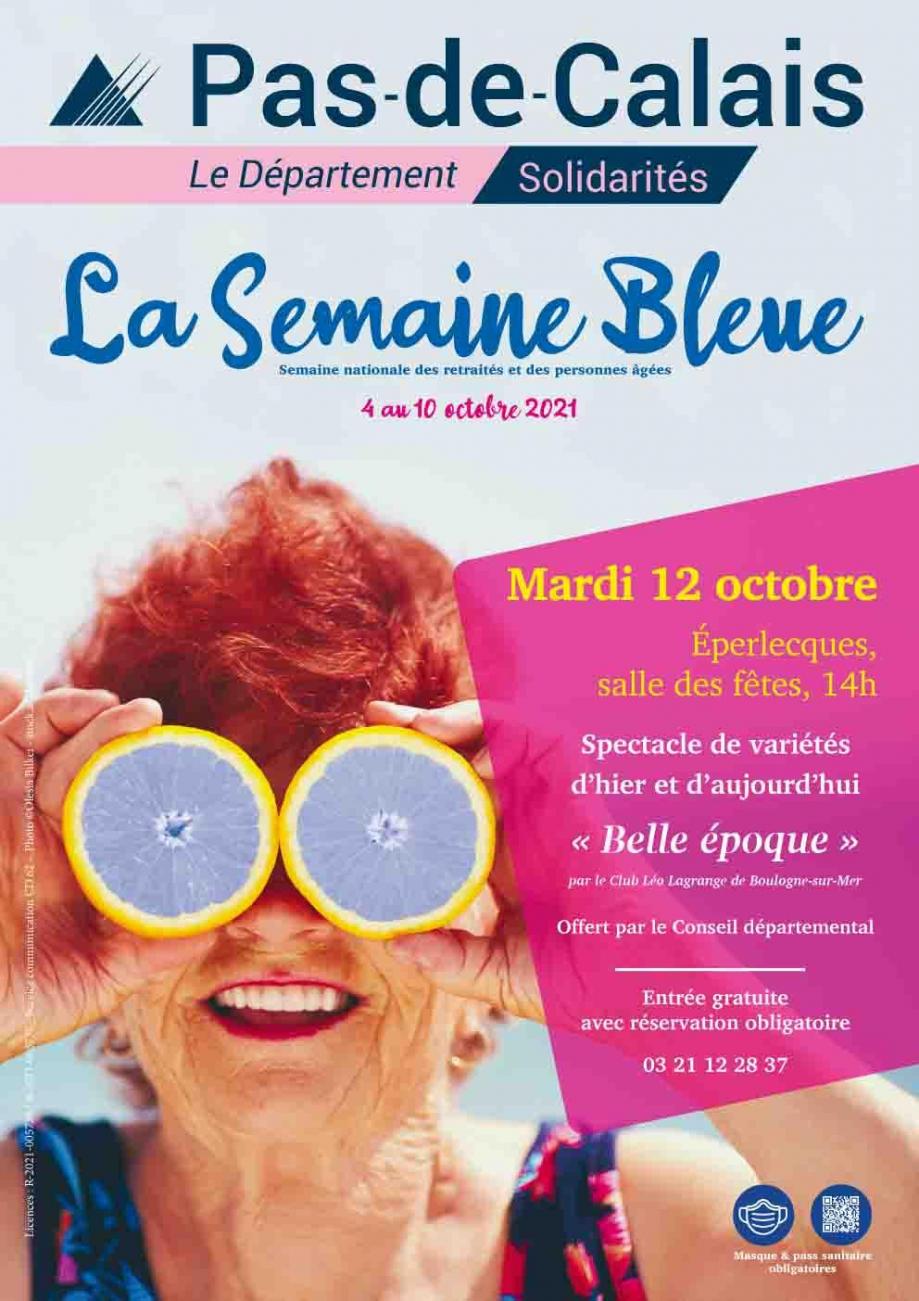 Affiche semaine bleue 2021 eperlecques