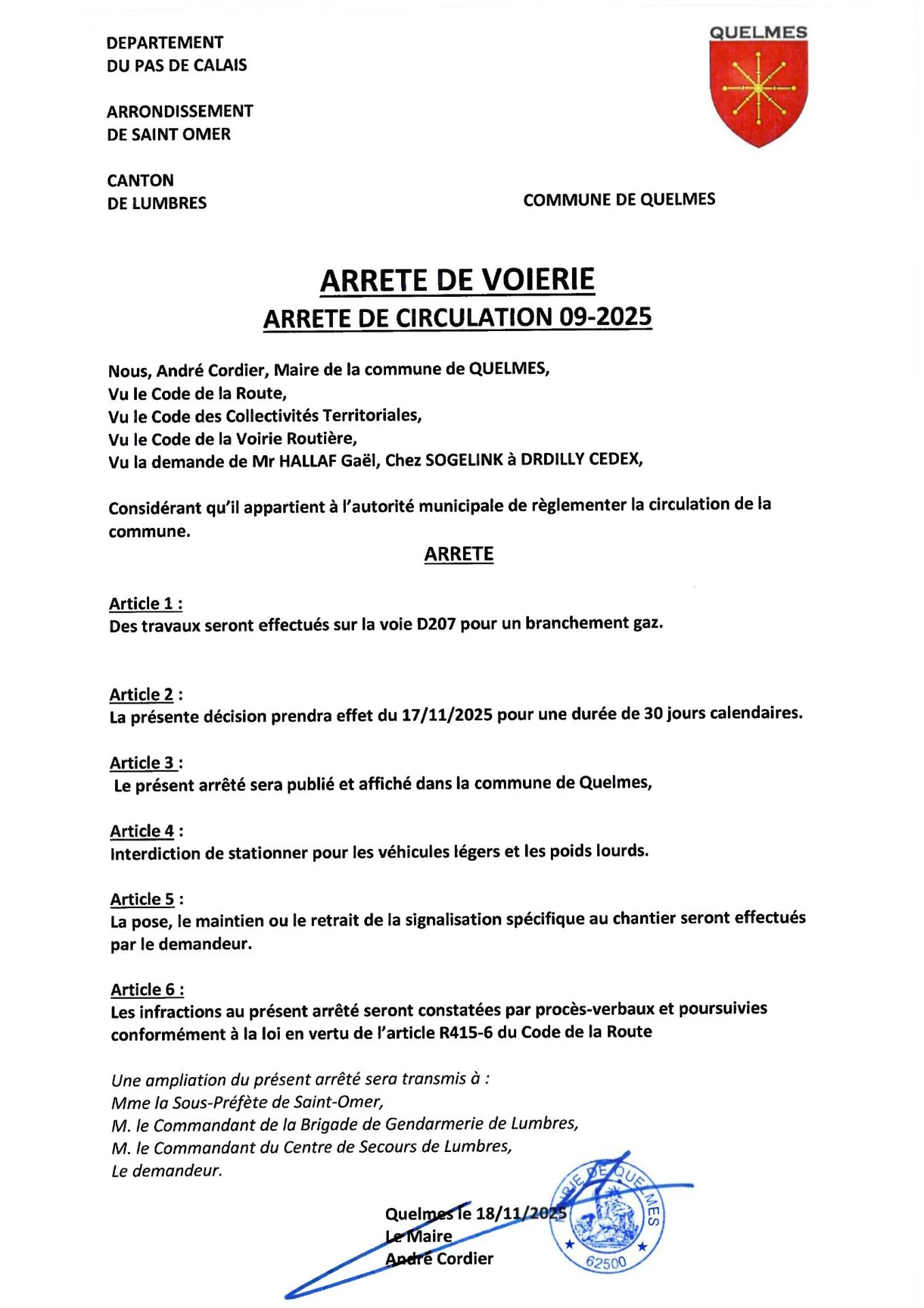 Arrete quelmes n 2 page 1