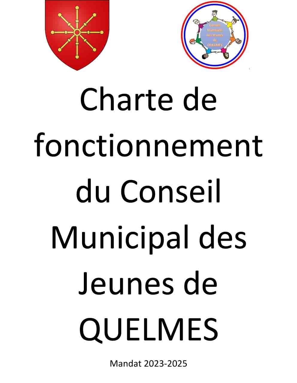 Charte de fonctionnement du cmj de quelmes 01