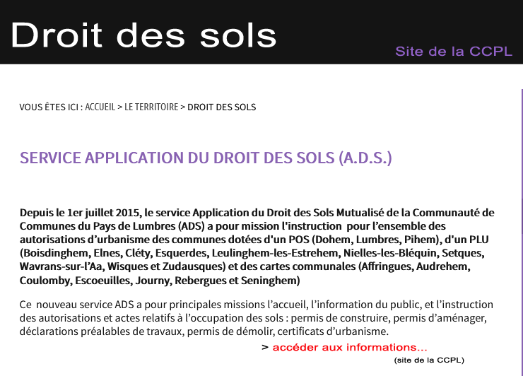 Droits des sols