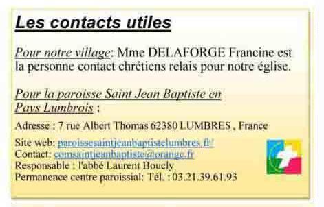 Les contacts utiles