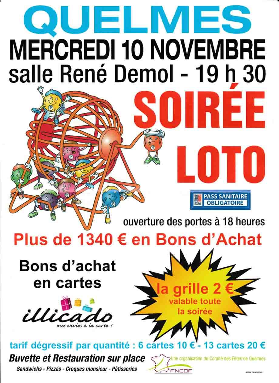 Loto de quelmes du 10 11 2021