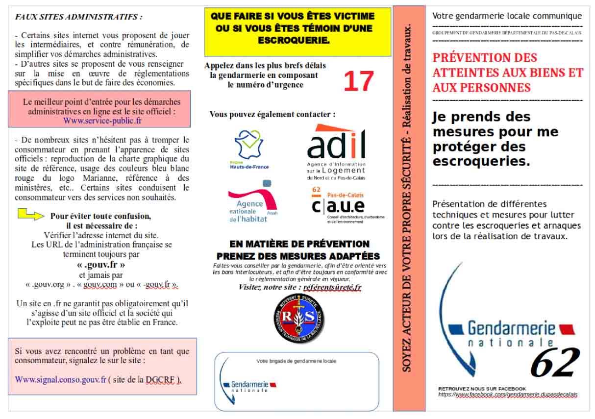 Plaquette prevention travaux 1