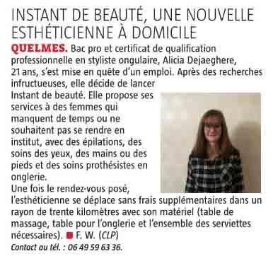 Quelmes instant de beaute