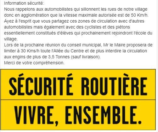 Securite routiere