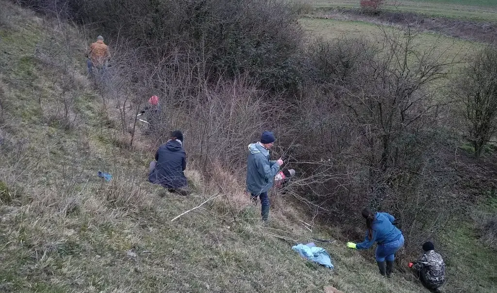 Chantier nature sur le mont de quelmes